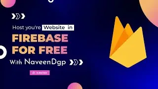How to host a website in Firebase for free