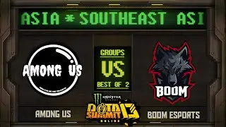Among Us vs BOOM Game 2 - Monster Energy Dota Summit 13 Online SEA: Groups w/ Basskip