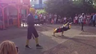 Battle Breakdance Bboy Lil Sing, Bboy Swing, Bboy Sox and Bboy Galaxy Vs Team Walibi