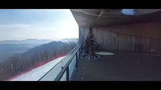 Lake Songhua Ski Resort 2025 view from lookout point