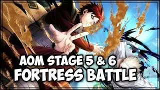 AOM - 8 Complete Stage 5 & 6 Fortress Battle Gameplay Naruto X Boruto Ninja Voltage