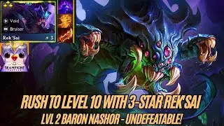 🔥 Teamfight Tactics/TFT) Set 16(2026)   BARON NASHOR-UNDEFEATABLE -RUSH TO LVL 10 WITH 3 STAR REKSAI
