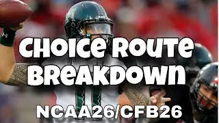 How to use Choice Routes in NCAA/CFB26! Gameplay and Breakdown of San Jose St Playbook Pt. 1/2