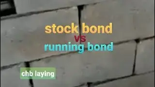 Stack bond vs running bond laying || who's better? || Running bond wins?