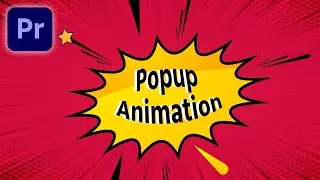 Logo Popup Animation - Premiere Pro Fast Tutorial