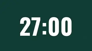 27 MINUTE TIMER/COUNTDOWN