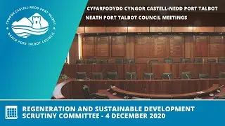 Regeneration and Sustainable Development Scrutiny Committee - 4 December 2020