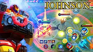 Johnson best Build 2025! 💥| Rank Push Hero - No One Can Stop This Car!🔥| #mobilelegends #viral #mlbb
