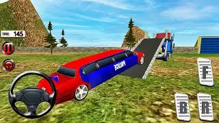 Transporting Limo Car in Truck - Offroad Multi Trailer Truck Driving - Android Gameplay