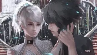 Digital Process - Luna and Noctis (Final Fantasy XV)
