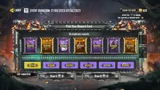 pick your reward card event mx9 heartless legendary call of duty mobile