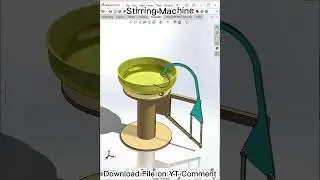Stirring Machine - Mechanical Animation #mechanics #animation