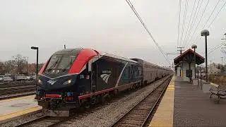 Amtrak 390 @ Homewood.  1/8/26.