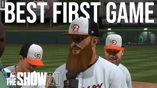 MLB The Show 20 Gameplay | The BEST First Game Ever! | Road to the Show | Sigmun Sunwafer | Ep 2