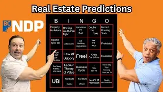 NDP Wins BC! Housing Predictions Bingo Card