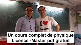 Un cours de physique complet et gratuit en pdf de la licence au Master