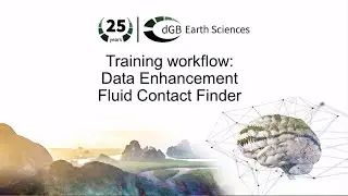Training workflow: Data Enhancement - Fluid Contact Finder