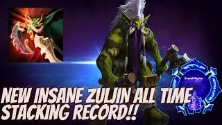 Zuljin TazDingo - NEW ZULJIN STACKING ALL TIME RECORD!! - Grandmaster Storm League