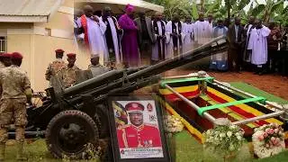 Maj. Gen. Francis Takirwa was accorded a 13-gun salute during his burial ceremony.