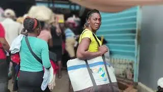 Haiti border market reality check, so crowded with busy purchasing | Haiti market
