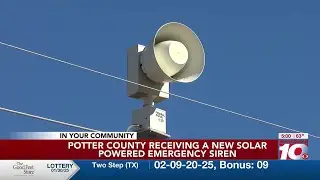 Potter County to receive new solar-powered emergency siren