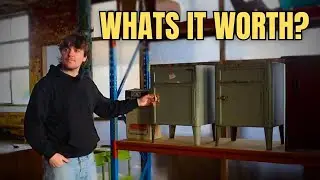 CAN WE MAKE A PROFIT?  BUYING INDUSTRIAL FURNITURE, SELLING AUTOMOBILE SIGNS AND GIFTED DIRTY MAGS!!