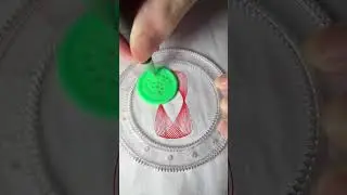 How many rotations did the pen make in total? 🤔 #Spirograph #satisfying #shorts