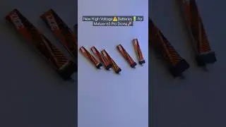 New Lava High Voltage Batteries for Meteor 65 Pro Drone🚀🔋It's a big Difference🤯 #drone #fpv #battery