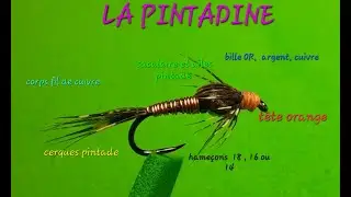 PECHE À LA MOUCHE , MONTAGE DE MOUCHE ET NYMPHES