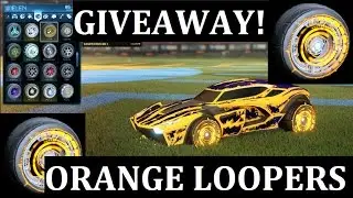 | РОЗЫГРЫШ ОРАНЖЕВЫХ КОЛЕС LOOPER! | Rocket League |