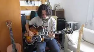 Shalom Alechem- Jewish song (Jazz version) שלום עליכם- סולו גיטרה