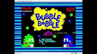ZX Spectrum - Bubble Bobble - Loading + Gameplay