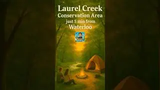 KWC&rsquo;s Best Waterfront Camping Spot &ndash; Book It Now! #campingnearkwc #laurelcreek #waterloo