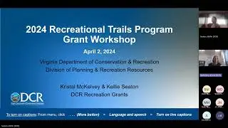 Recreational Trails Program 2024 Grant Round Information Session