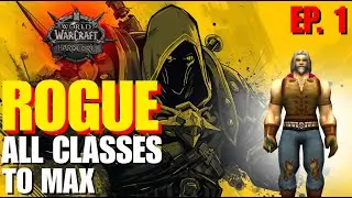Elwynn Forest Questing!  Rogue Playthrough #1 Episode1 | All Classes to 60 Hardcore WoW Challenge!