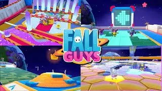 Fall Guys Season 2 - All 8 New Maps Gameplay [Season 8]