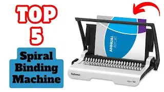 Best Spiral Binding Machine For Office !! Top 5 Binding Machine 2025