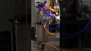 Braided cooper wire welding & cutting machine