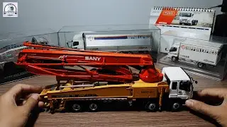 Mô hình Xe bơm bê tông ISUZU CYH 8x4 - Cần bơm Sany Tỉ lệ 1:38