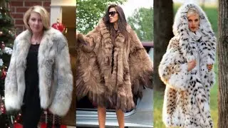 Mid-Length Fur Coat Trends Style & Comfort Combined / Mid-Size Fur Coat Perfection! 😍