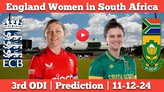 3rd ODI SAW vs ENGW Match Prediction | England Women Team in South Africa | SAW vs ENGW ODI