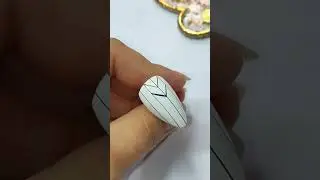 Geometric nail art #shorts #nailart