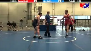 Danny Chaid vs. John Bolich at 2013 Junior Nationals - FILA - FS