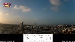 LIVE Malta Cam 4K - Carnival Weekend -Real City Sound - 24/7
