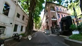 Guangzhou 廣州 沙面岛 Shamian Island European colonial architecture area walk around | Insta360 One RS