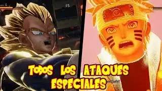 JUMP FORCE TODOS LOS ATAQUES DEFINITIVOS DE LOS PERSONAJES DE LA BETA