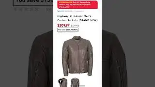 Motorhelmets Store Sale Highway 21 Gasser Men's Cruiser Motorcycle Jackets #shortsyoutube #discount