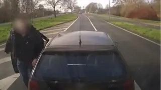 Bizarre verkeersruzie escaleert