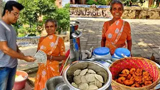 60 Year Old IDLI AUNTY । ना बच्चे है न पति अकेले ही रहती है। Delhi । street food India