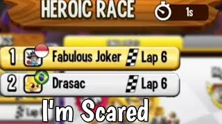 1 SECOND BEFORE HEROIC RACE END...
